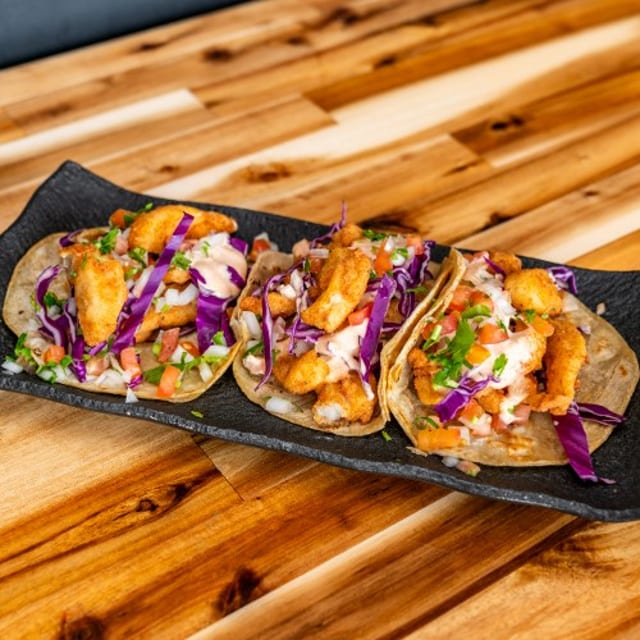 Baja Fish Tacos.